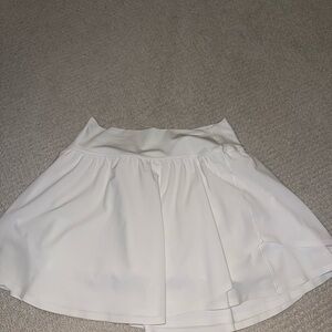Aerie White Skater Skirt